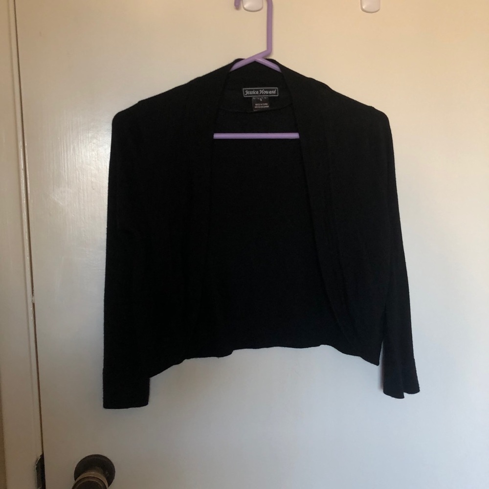 cropped cardigan